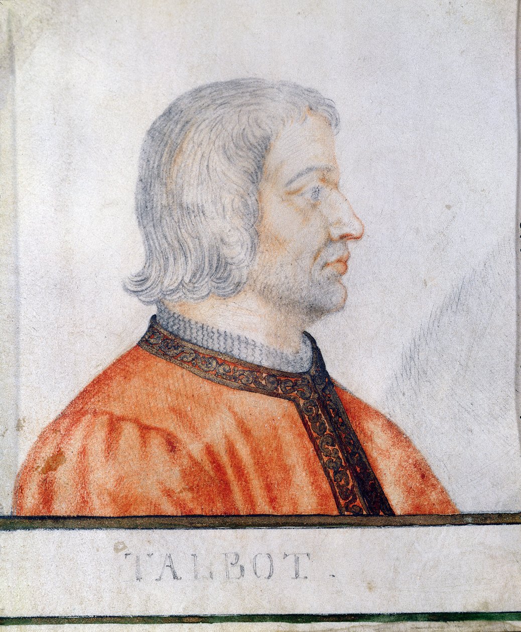 John Talbot (1388-1453) Shrewsbury 1. Kontu (kağıt üzerinde wc) by Thierry Bellange