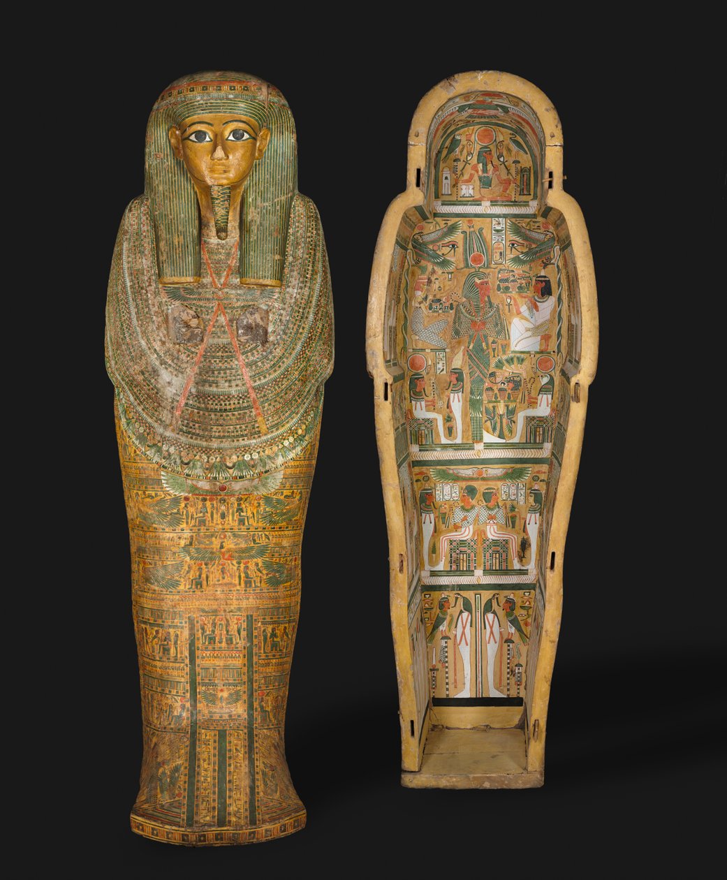 Bakenmut Tabutu, 21. Hanedan Sonu ile 22. Hanedan Başları arası, MÖ 1000-900 dolayları (gessoed ve boyalı çınar) by Third Intermediate Period Egyptian