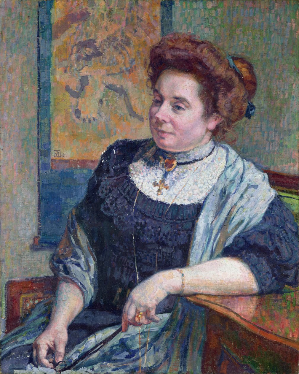 Madam Maurice Denis, 1908 by Théo van Rysselberghe