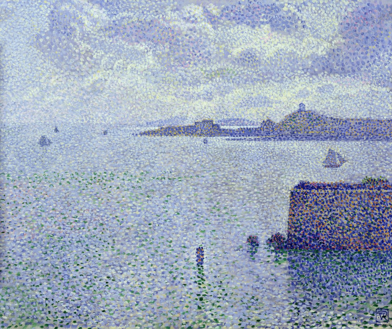 Bir Haliçte Yelkenli Tekneler, c.1892-93 by Théo van Rysselberghe