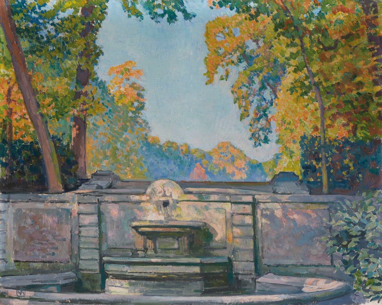 Çeşme, yaklaşık 1917-1922. by Théo van Rysselberghe