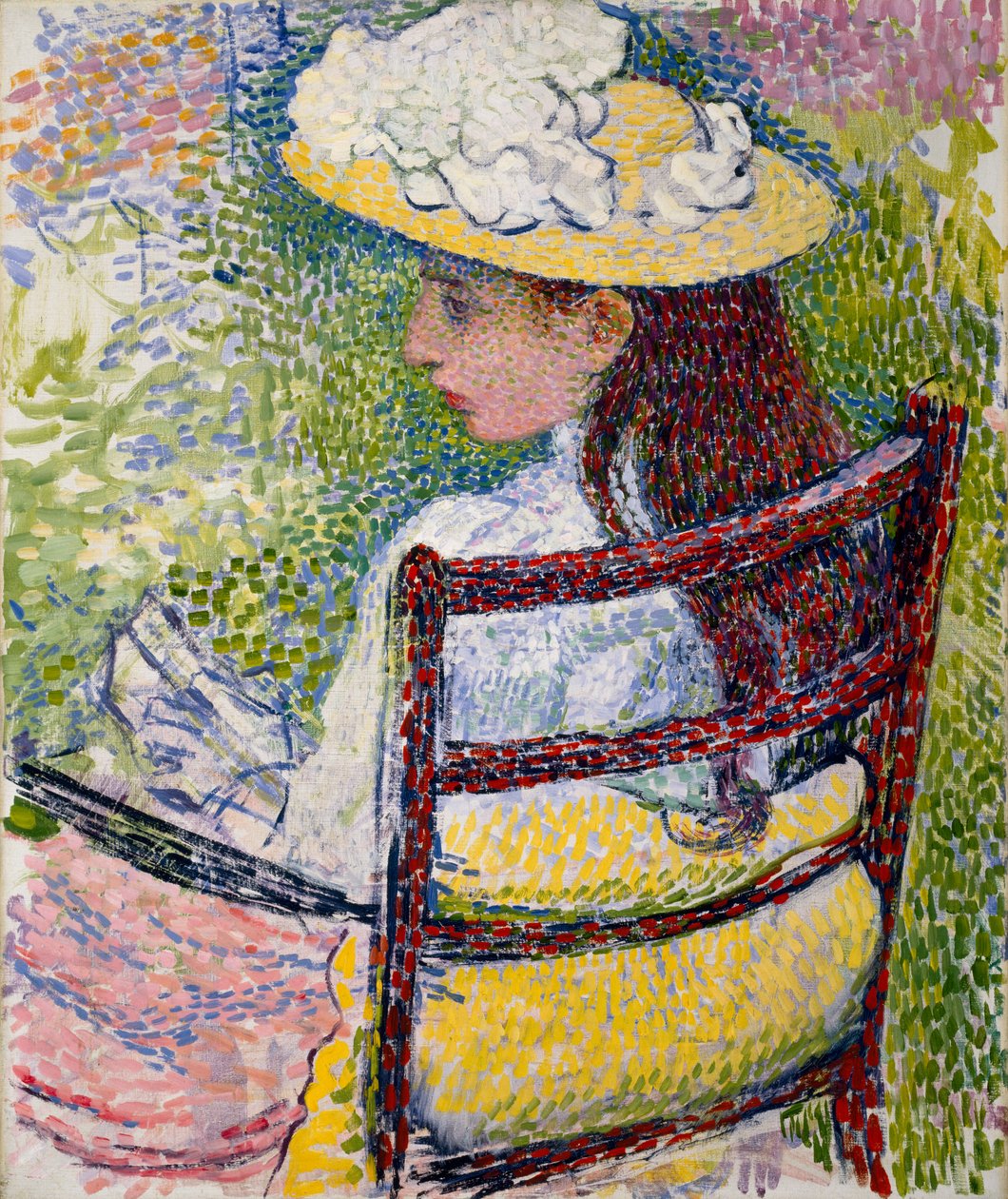 Jeanne Pissarro, 1895 by Théo van Rysselberghe