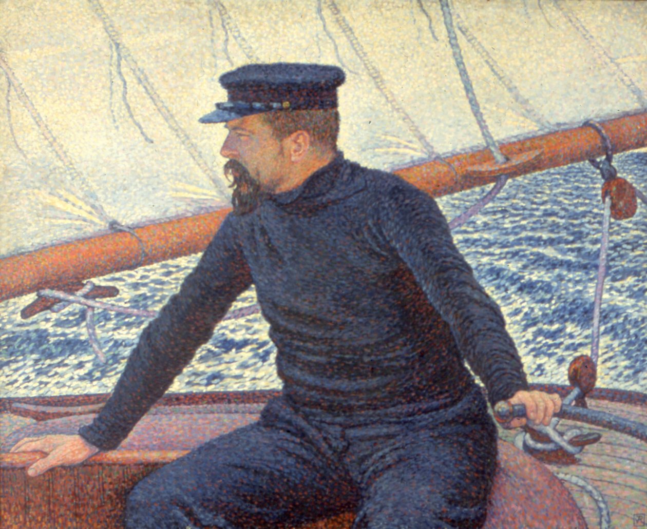 Paul Signac teknesinde by Théo van Rysselberghe