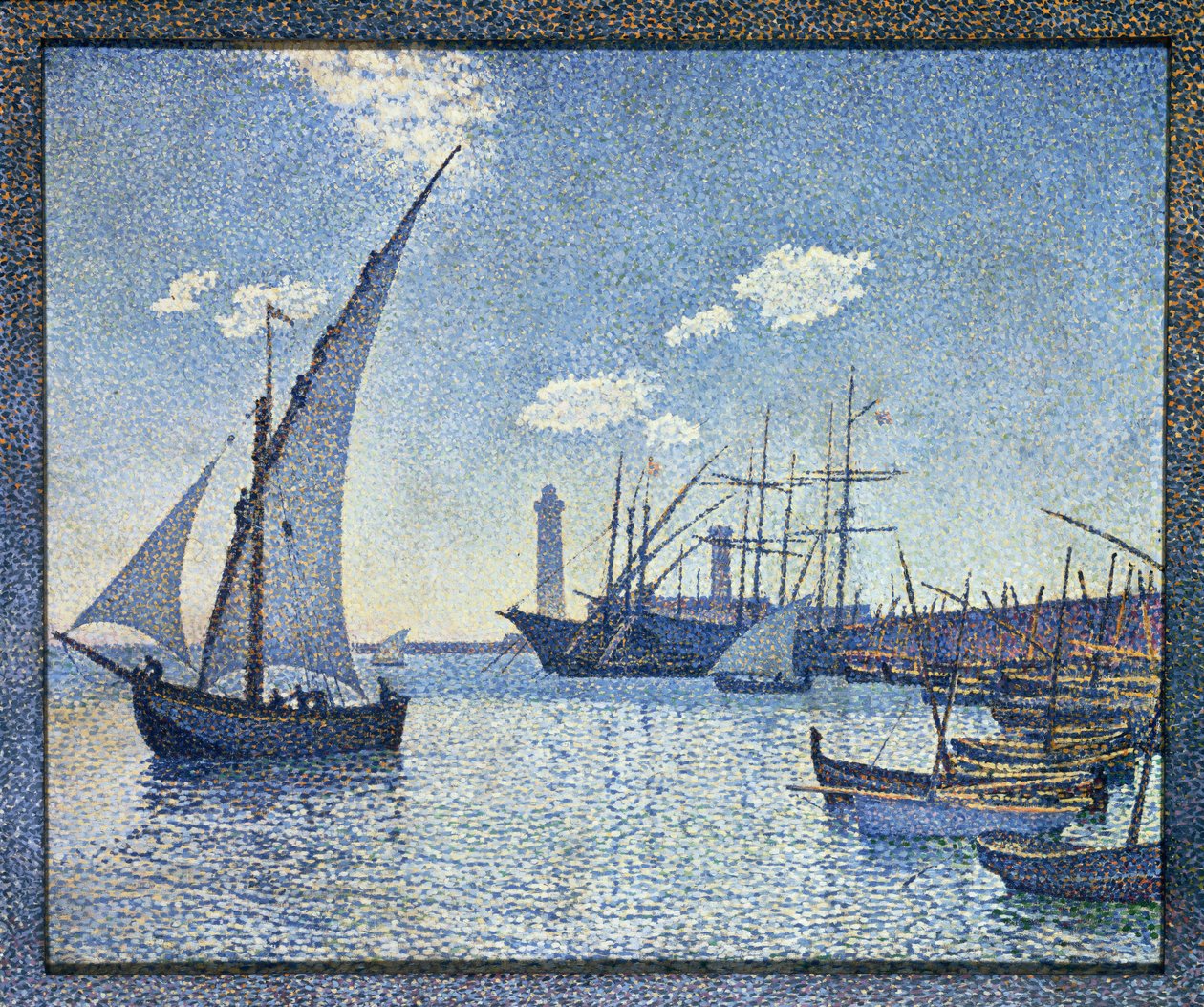 Bunun Limanı, Les Tartanes, 1892 by Théo van Rysselberghe