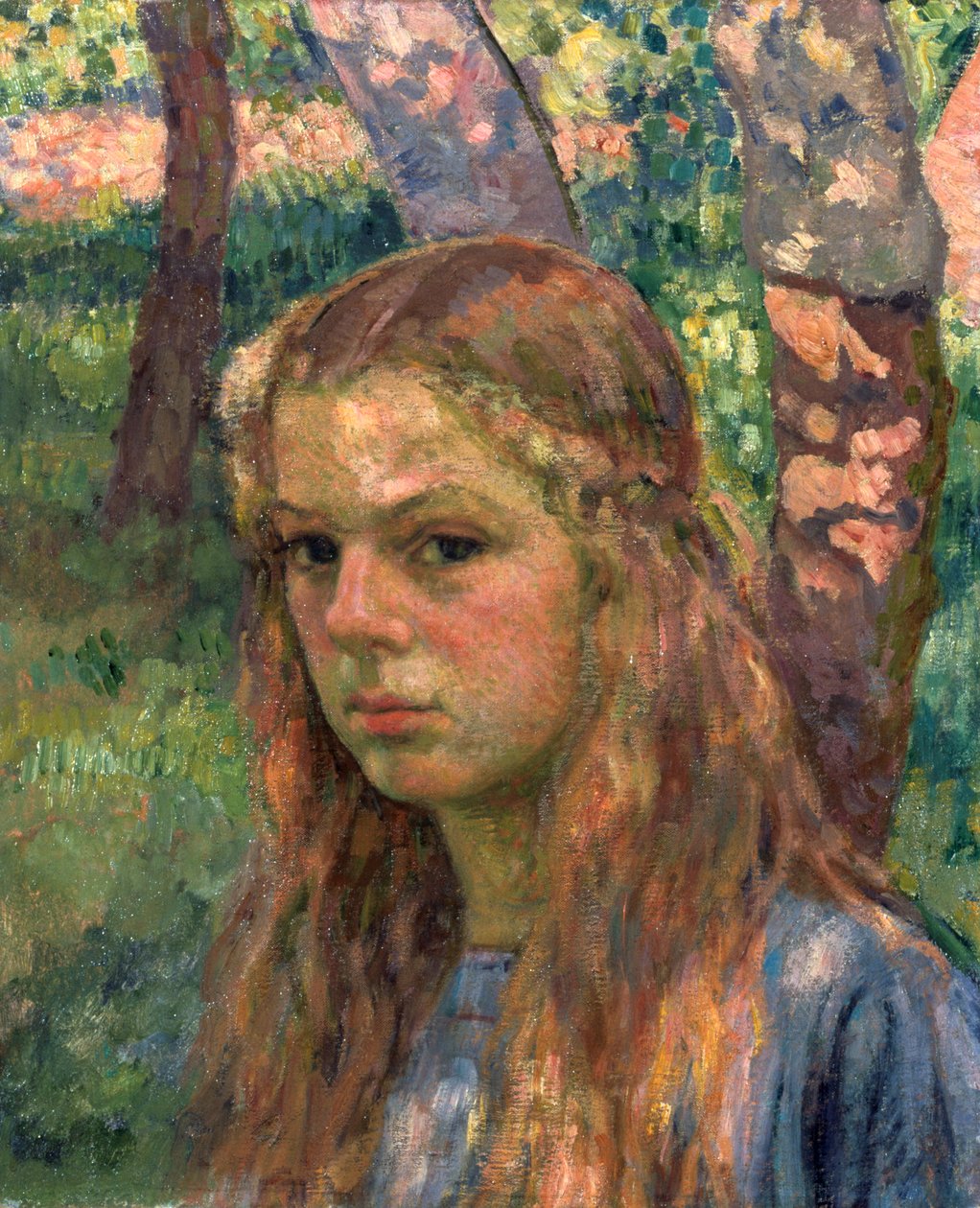 Bir Kızın Portresi, 20. yüzyıl. by Théo van Rysselberghe