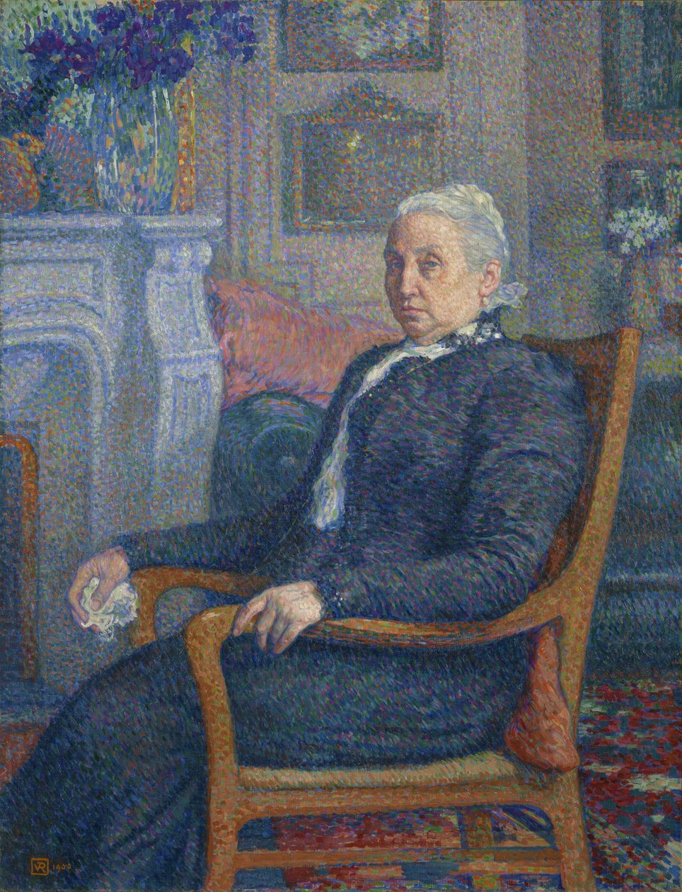 Sylvie Descamps Monnom, 1900 by Théo van Rysselberghe
