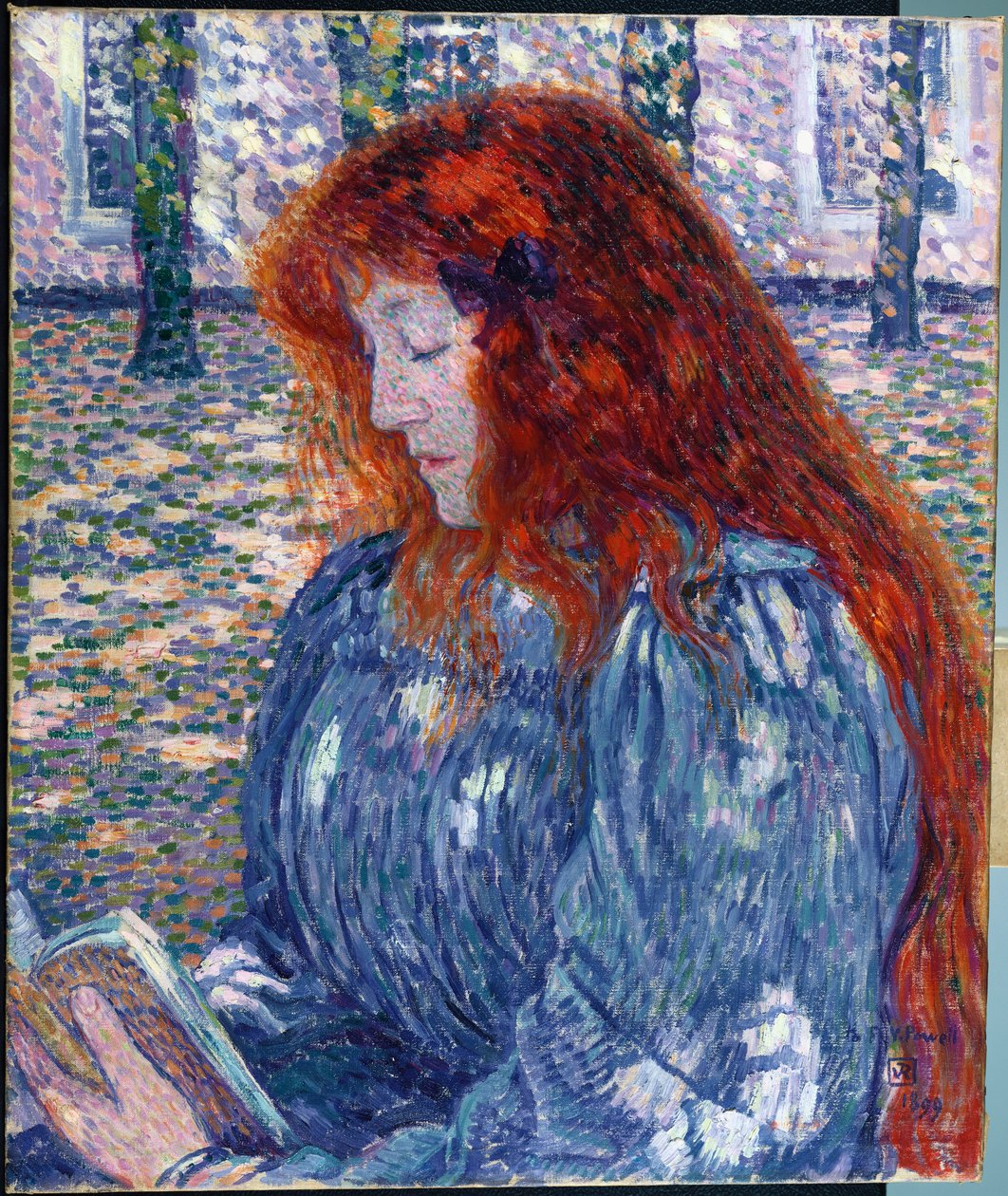 Kadın Okuma, 1899 by Théo van Rysselberghe
