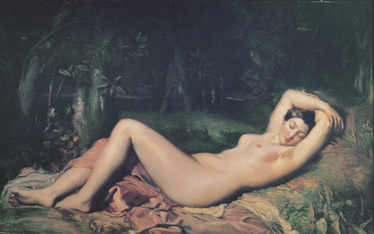 Uyuyan Bir Peri, 1850 by Théodore Chassériau