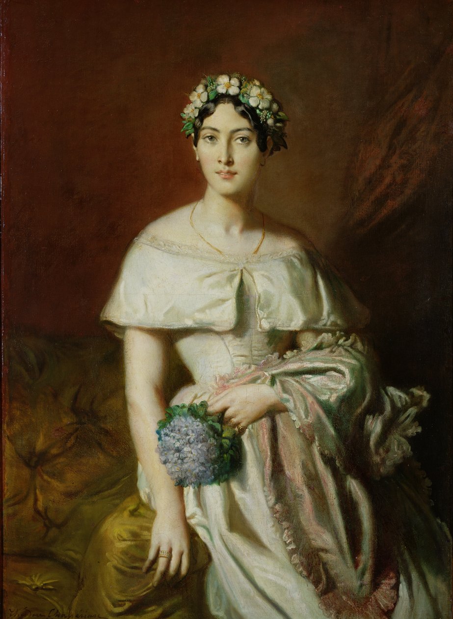 Matmazel Marie-Therese de Cabarrus, 1848 by Théodore Chassériau