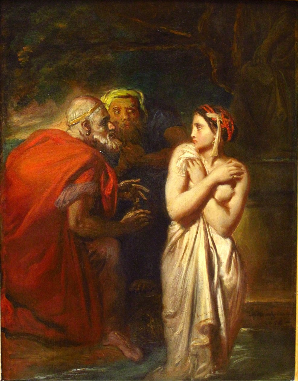 Suzanne ve Yaşlılar by Théodore Chassériau