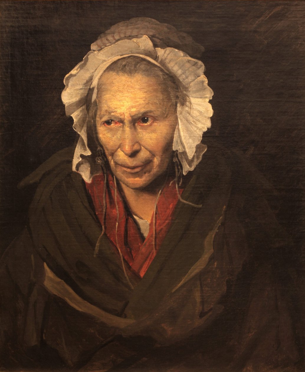 Çılgın bir kadının portresi by Theodore Gericault