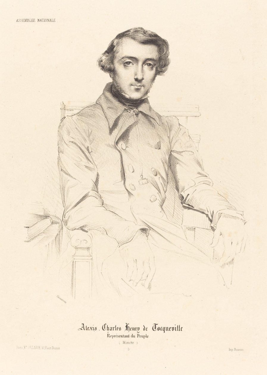 Alexis Charles Henry de Tocqueville by Théodore Chassériau