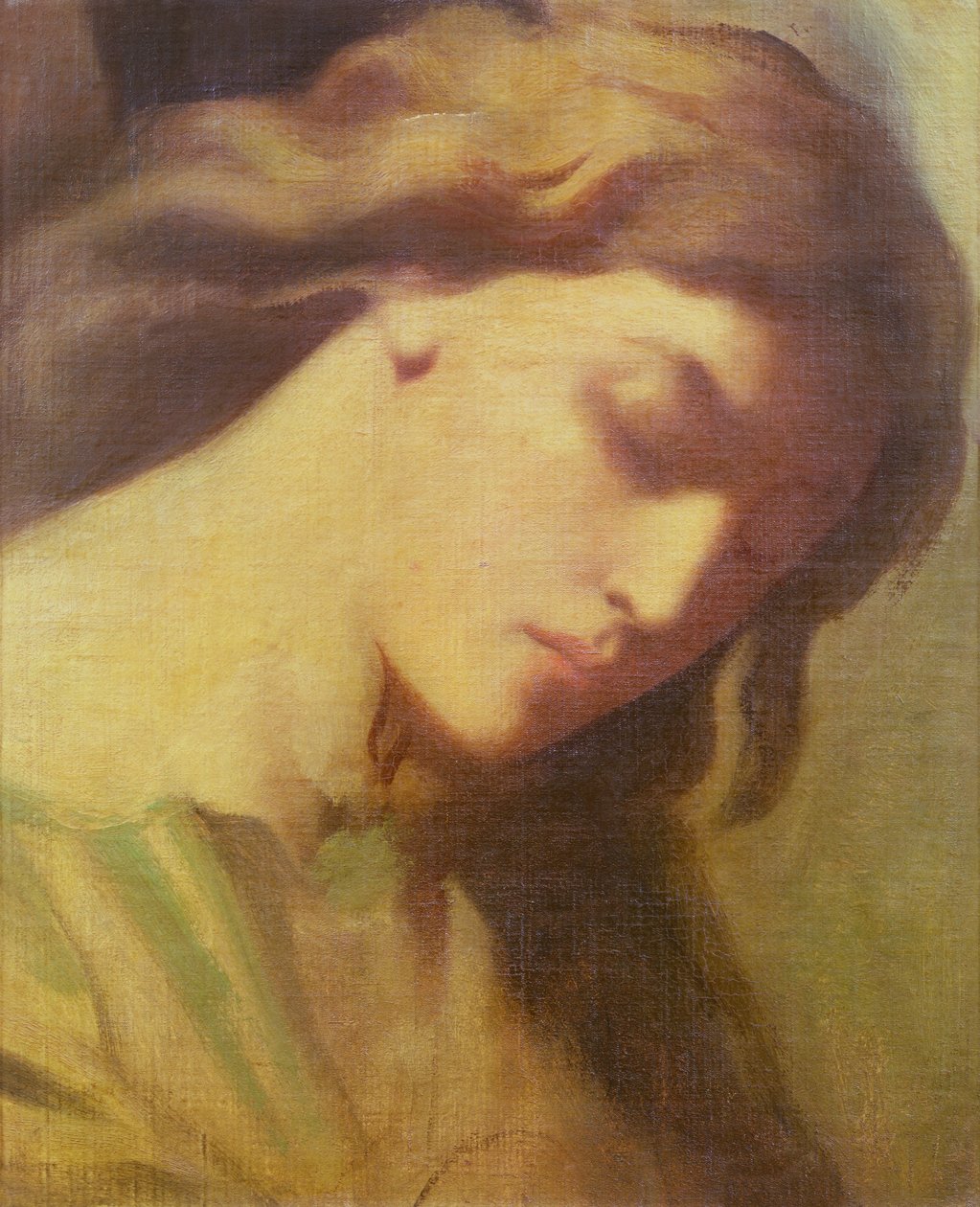 Bir Melek, Zeytin Dağı için çalışma, 1840 by Théodore Chassériau