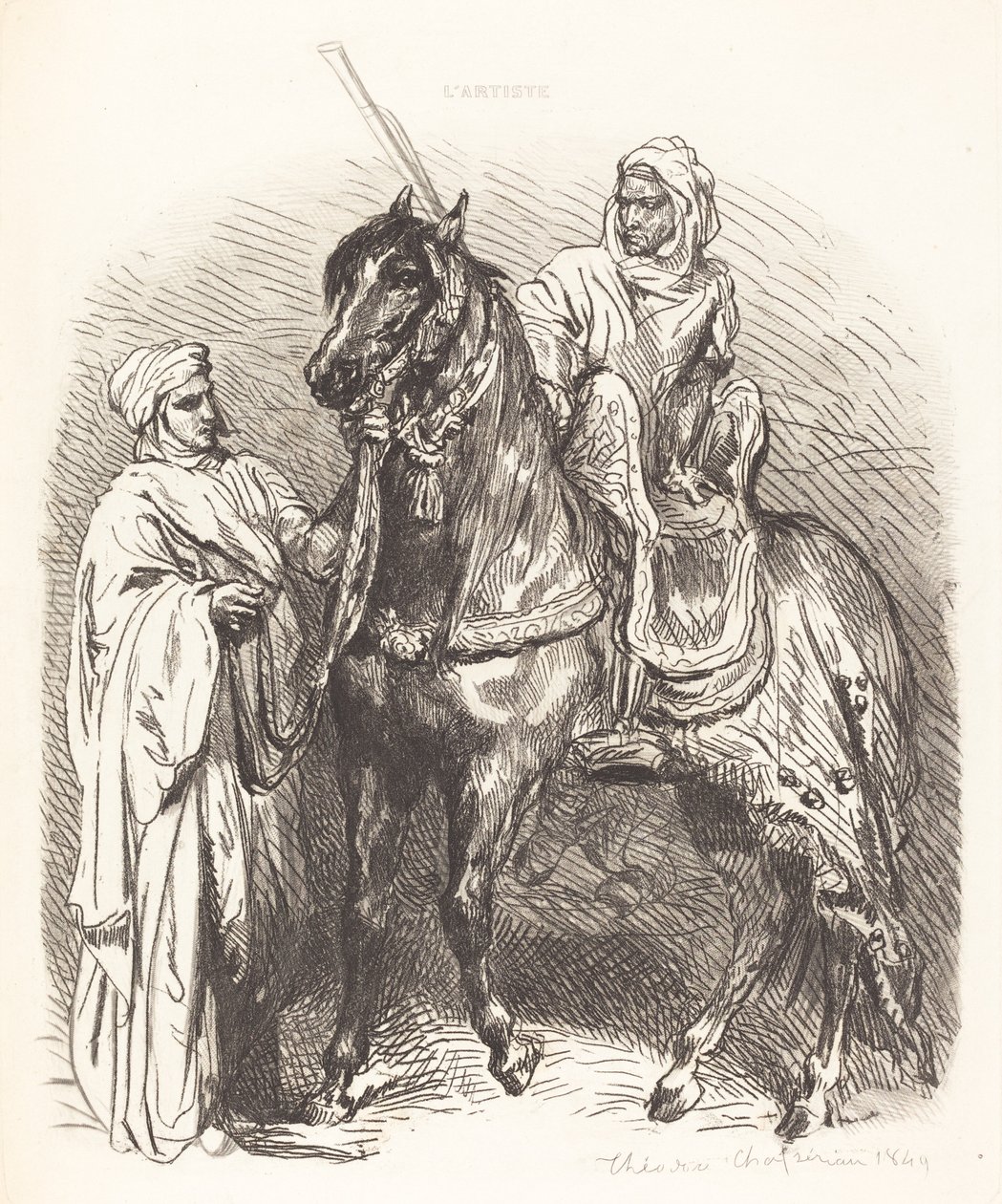 Arap Montajı by Théodore Chassériau