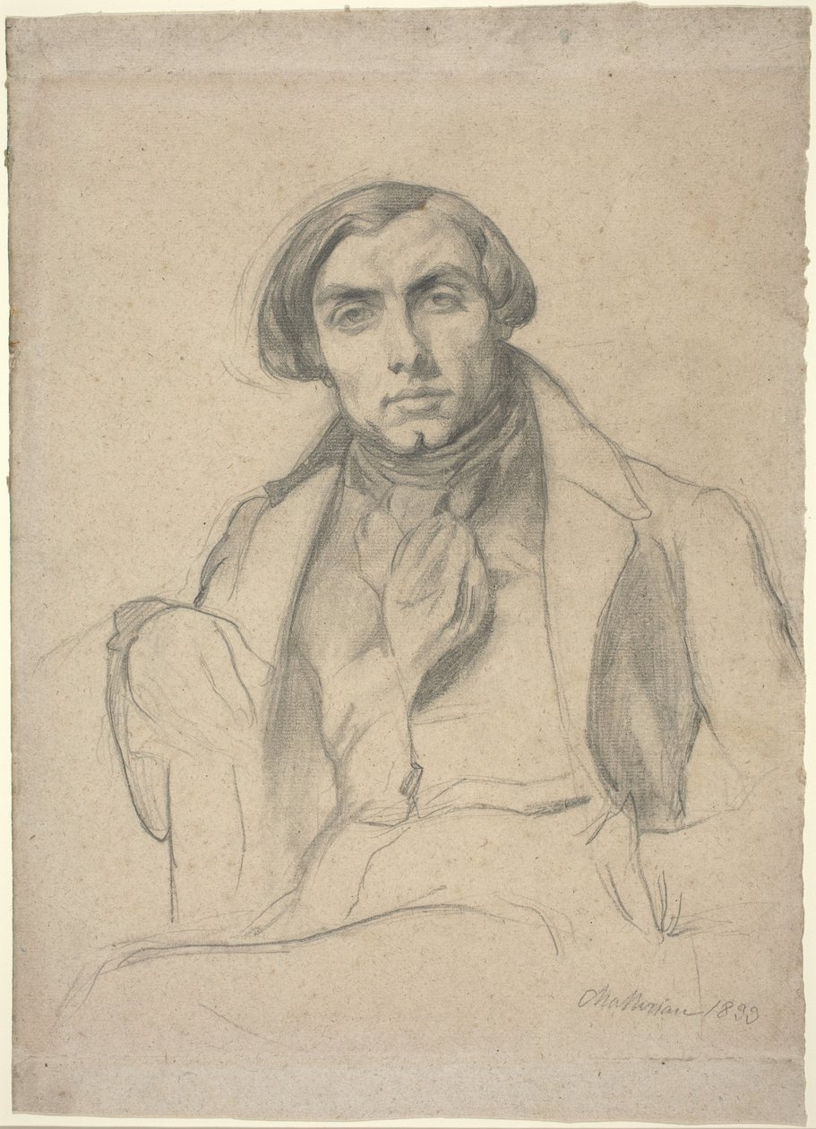 Auguste Ottin by Théodore Chassériau