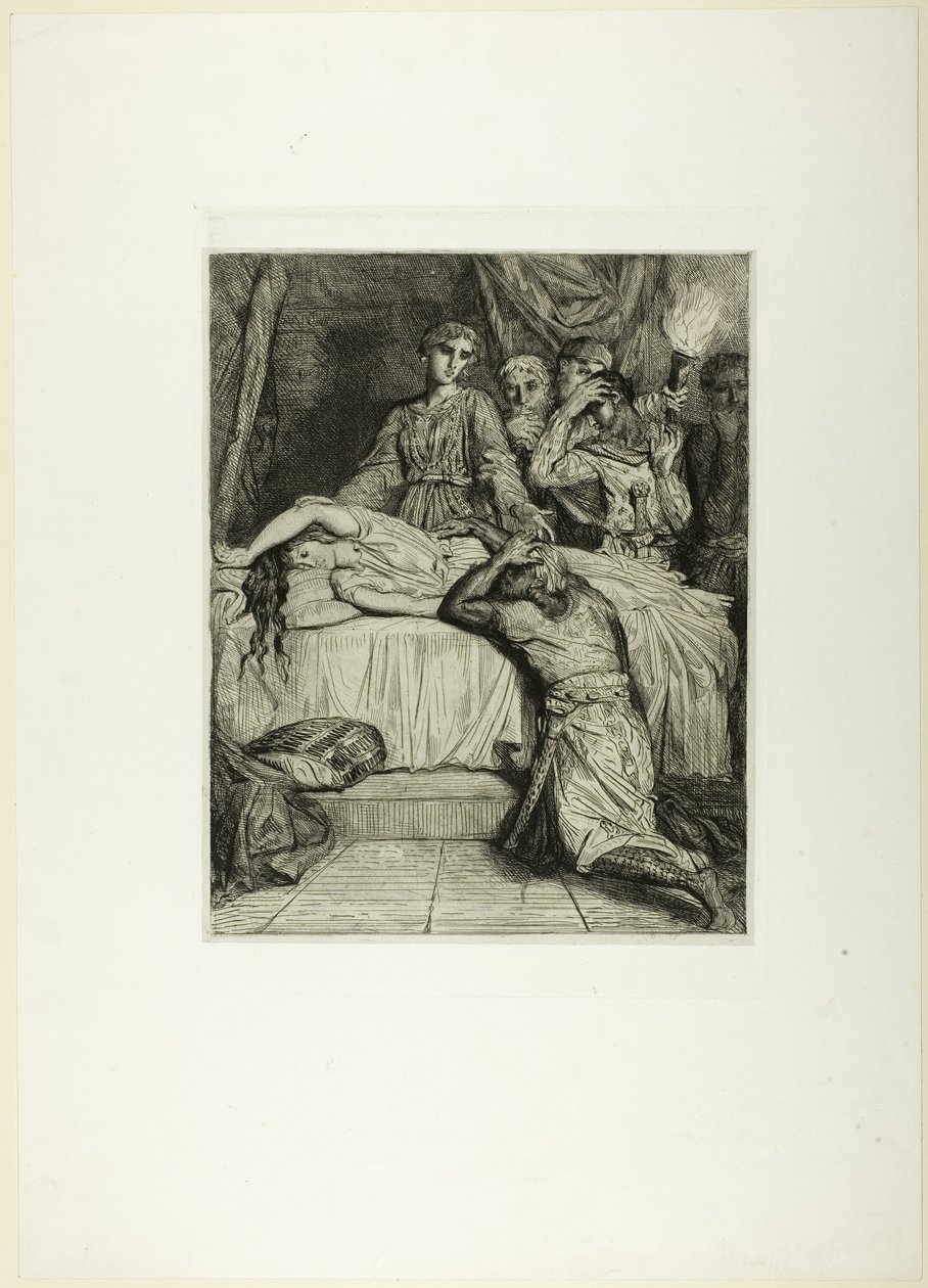 Ey! Ey! Oh!, Othello'dan on dört plaka by Théodore Chassériau