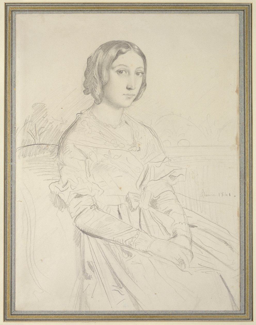 Genç Bir Kadının Portresi, 1841 by Théodore Chassériau