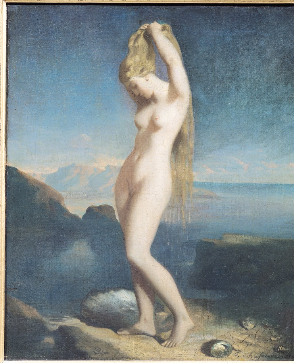 Venüs Anadyomene veya Deniz Venüsü by Théodore Chassériau