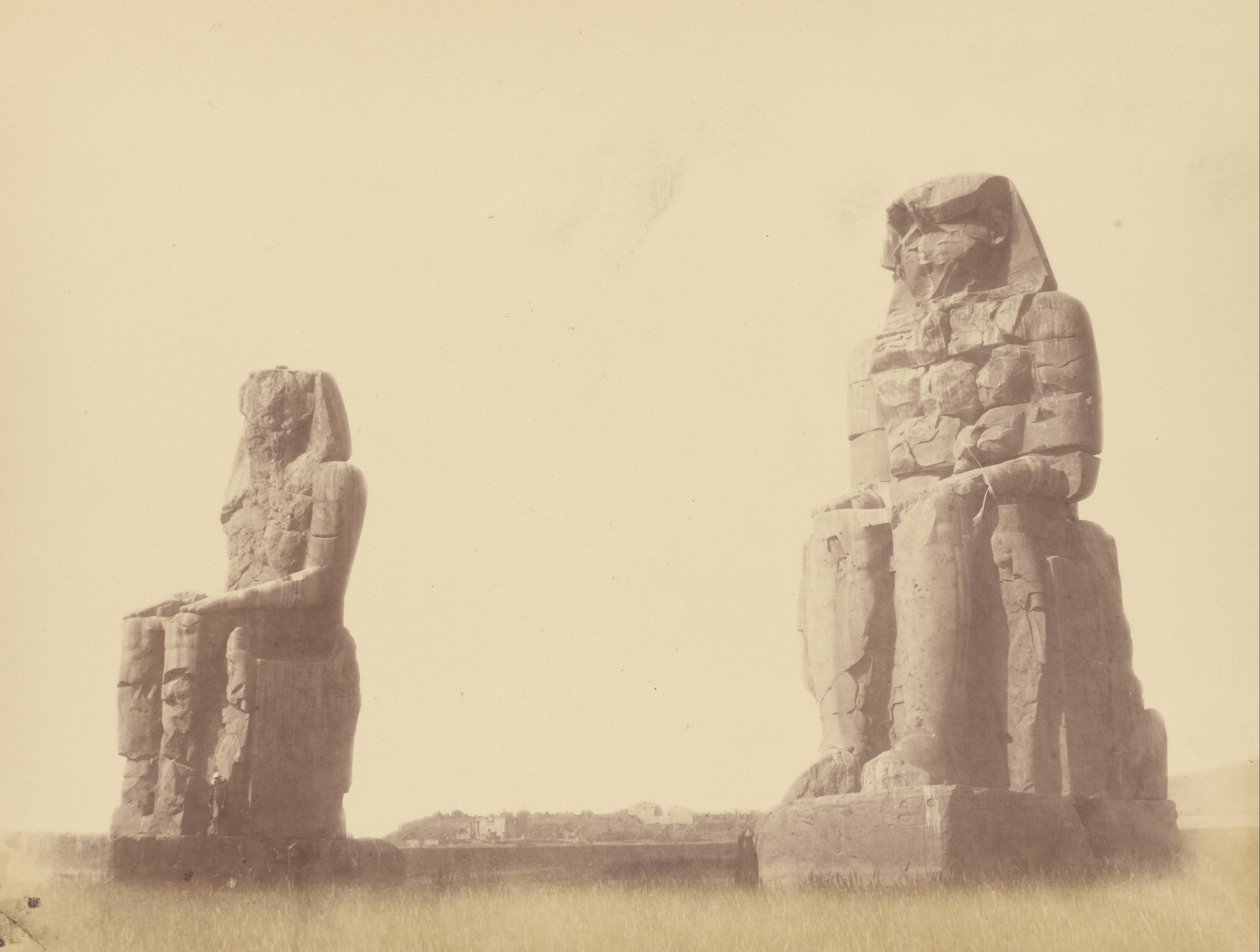 (Memnon Heykeli) by Théodule Devéria