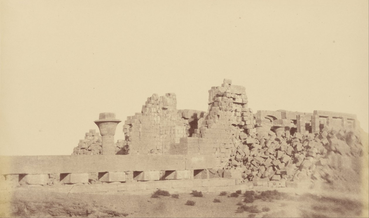 (Tothmes IIIs Kapalı Yürüyüşü, Karnak) by Théodule Devéria