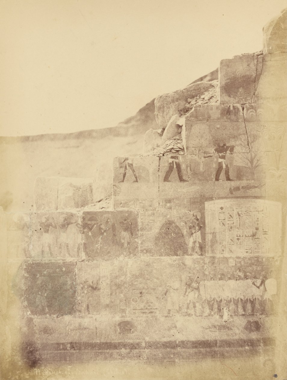 Medinet-el-Bahari (Teb) by Théodule Devéria
