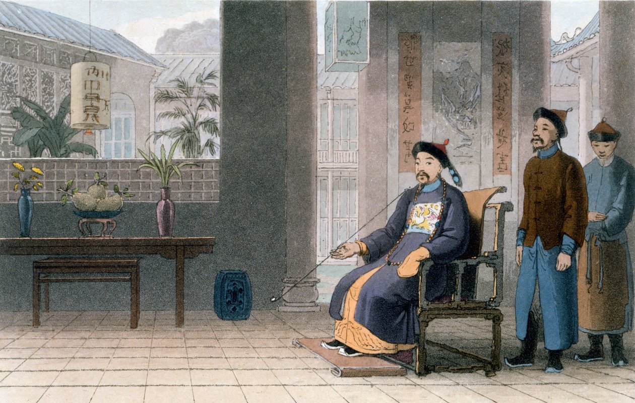 Derece Çinli, 1810 (renkli aquatint) by Thomas und William Daniell