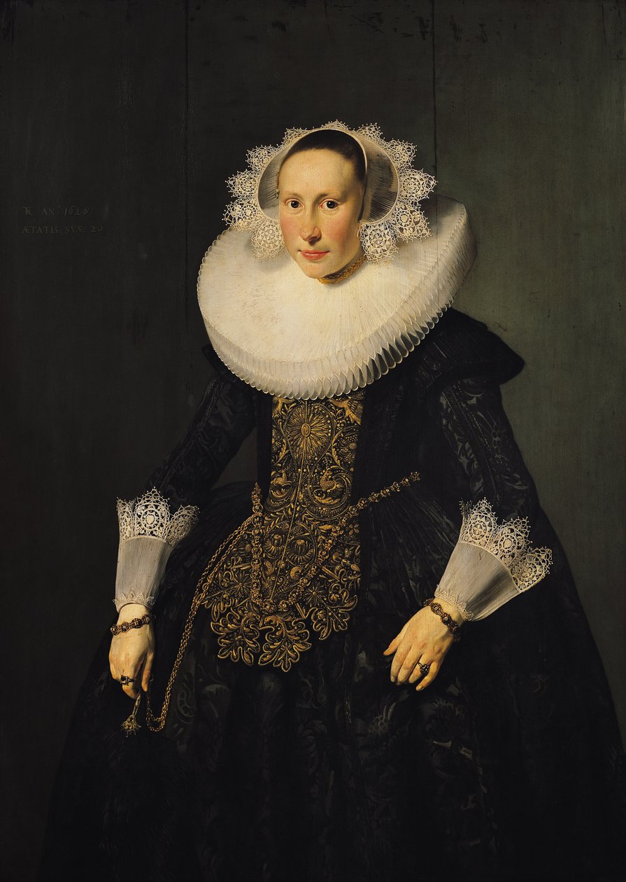 Elisabeth van der Aa, 1628 by Thomas de Keyser