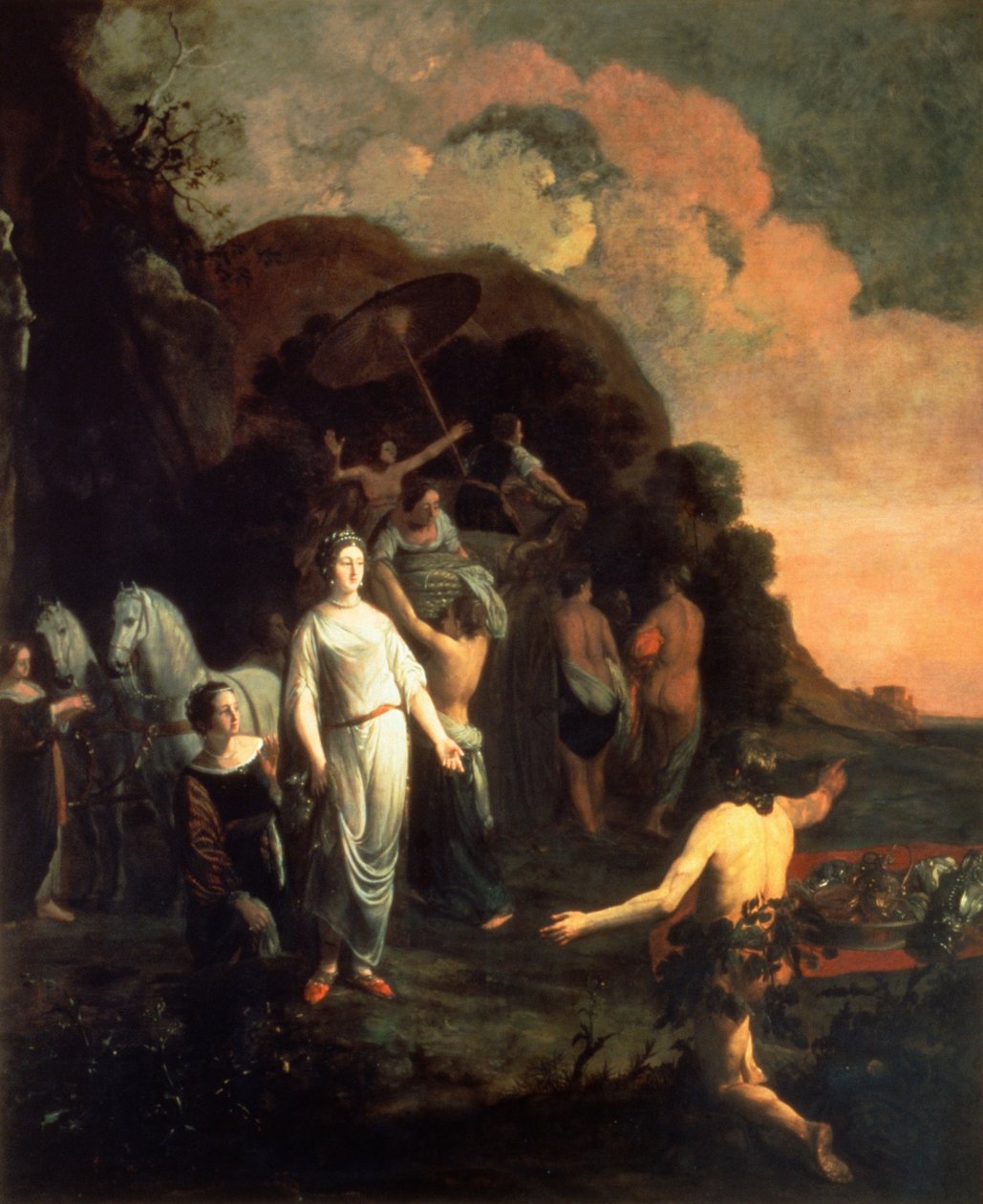 Odysseus ve Nausicaa by Thomas de Keyser
