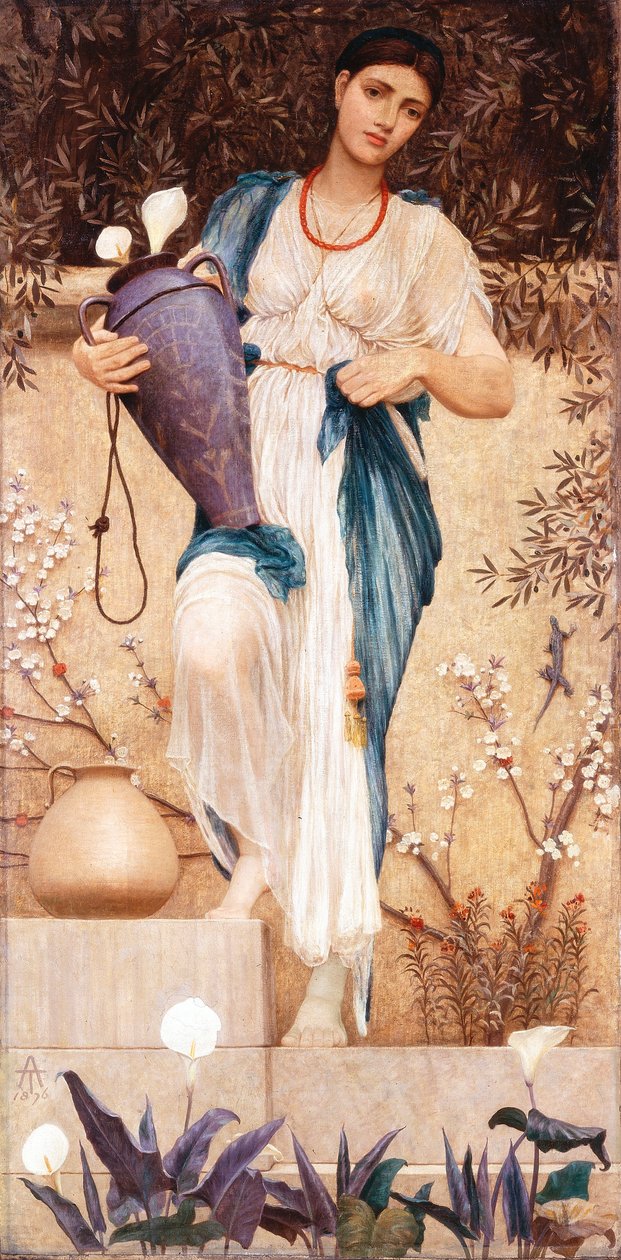 Lilyumlu Kadın, 1876 by Thomas Armstrong