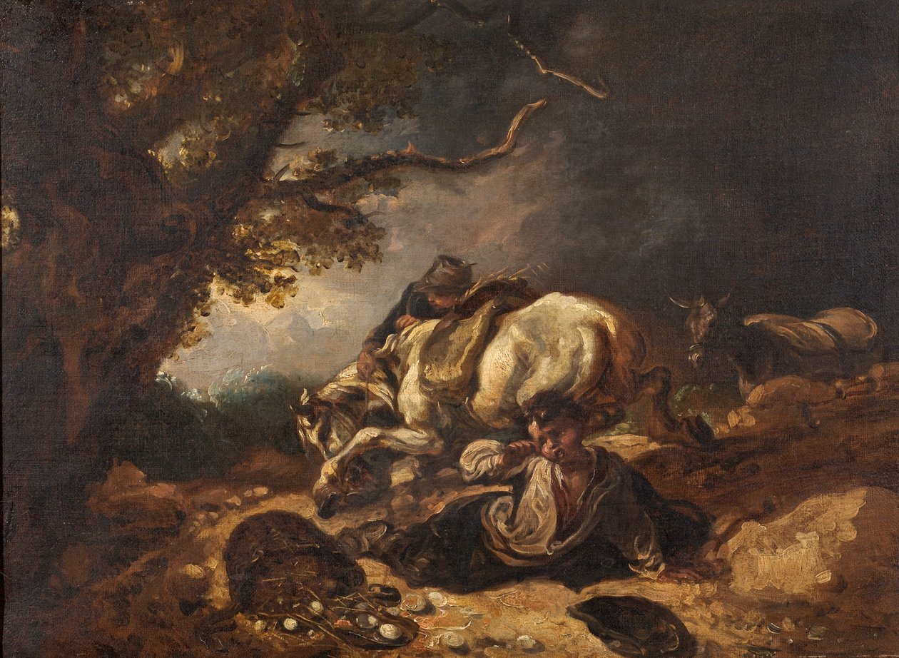 Yumurta Pazarında Bir Kaza by Thomas Barker of Bath