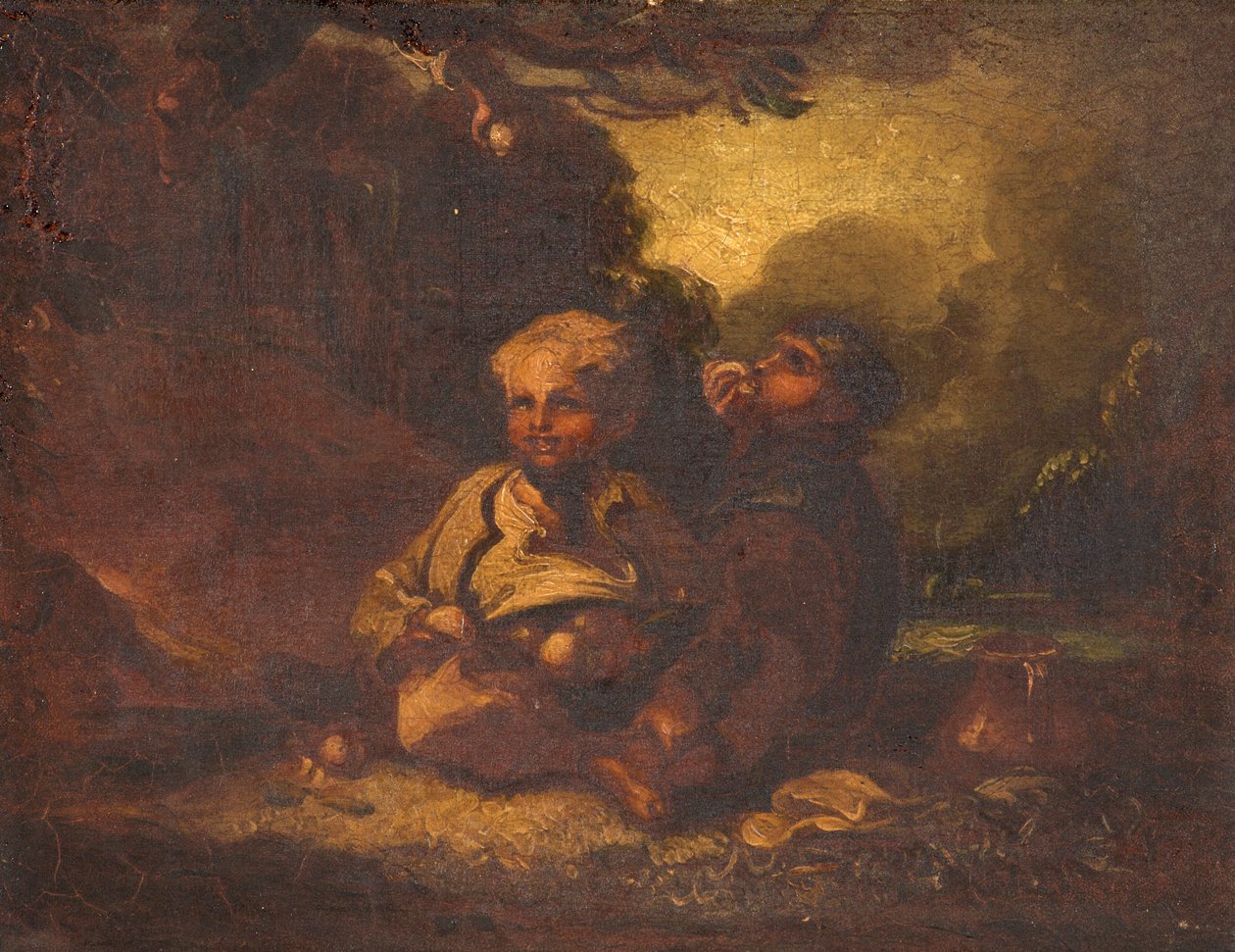 ಟರ್ಕ್ ಸೇಬುಗಳನ್ನು ಕದಿಯುವ ಹುಡುಗರು by Thomas Barker of Bath