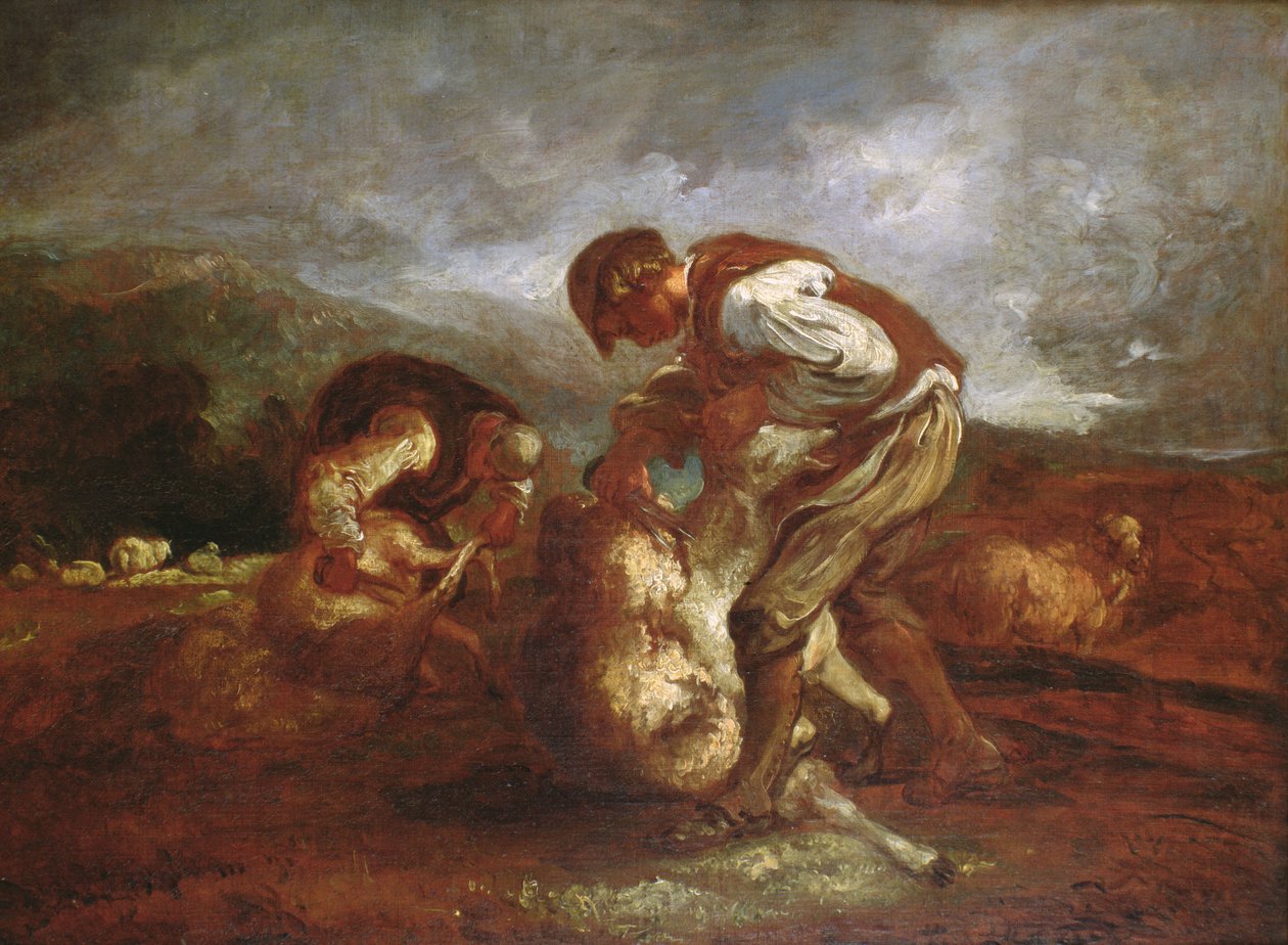 Koyun Kırkımı by Thomas Barker of Bath