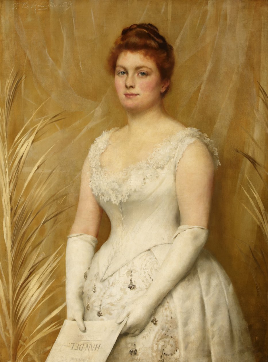 Marian Mckenzie, 1890 dolayları by Thomas Benjamin Kennington