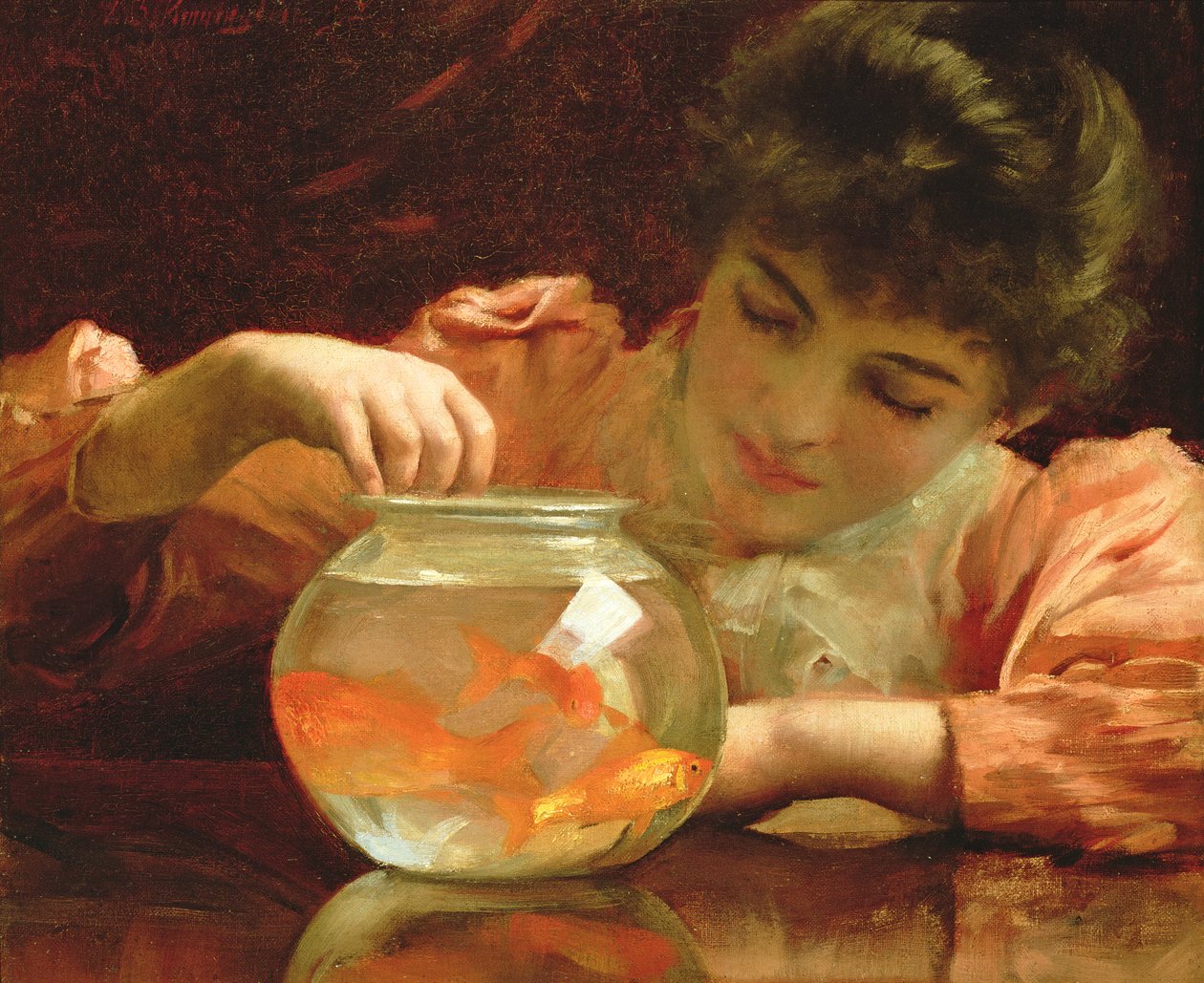 Japon Balığı Kasesi by Thomas Benjamin Kennington