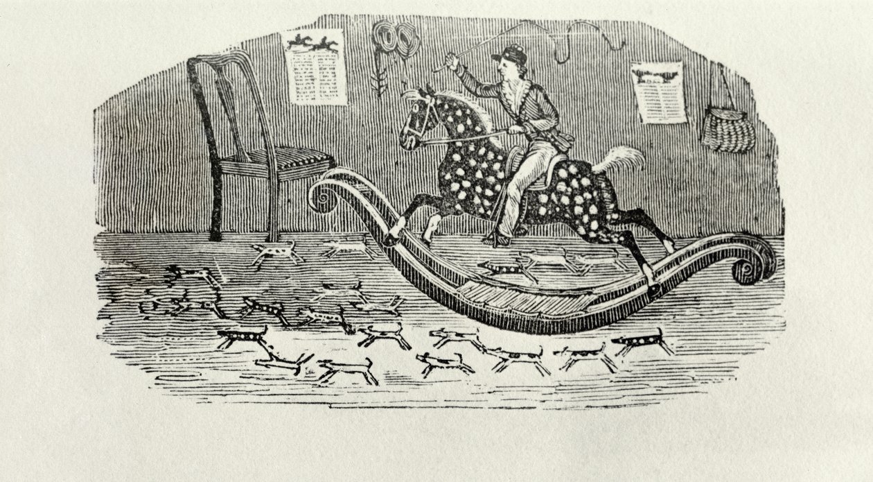 Genç Bir Beyefendi Sporcu (ahşap oyma) by Thomas Bewick