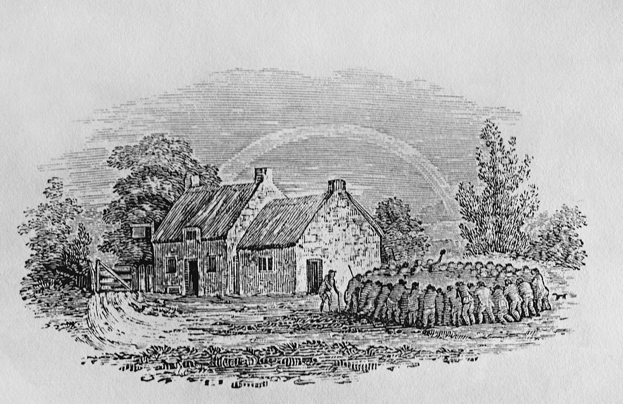 Bir Hanın Dışında Horoz Dövüşü, c.1801, 