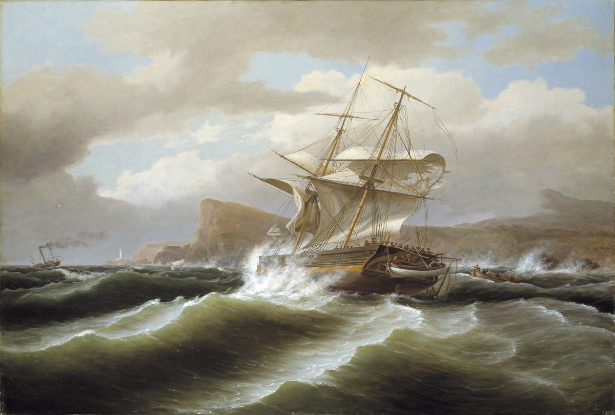 Tehlikede Bir Amerikan Gemisi by Thomas Birch