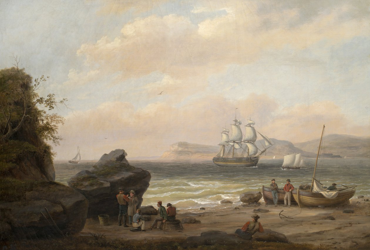 Deniz Manzarası, 1835 by Thomas Birch