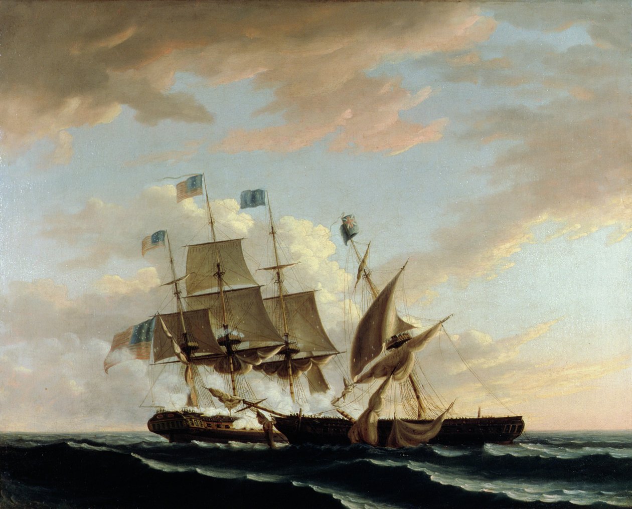 Anayasa ve Guerriere by Thomas Birch
