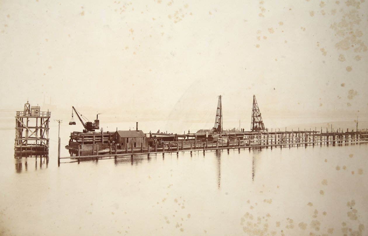 Kazık çakma, Gantry yapma, Mersey