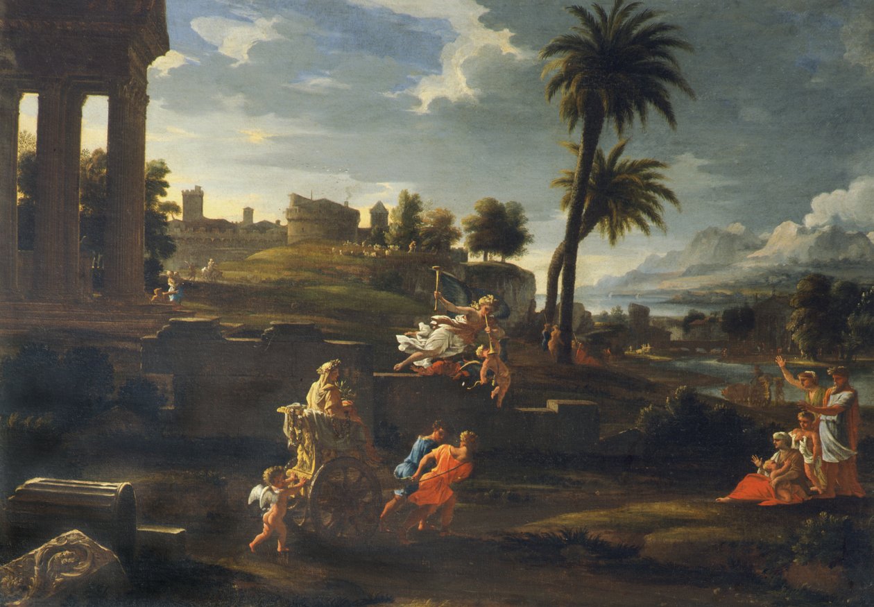 Kleobis ve Biton Efsanesi by Thomas Blanchet