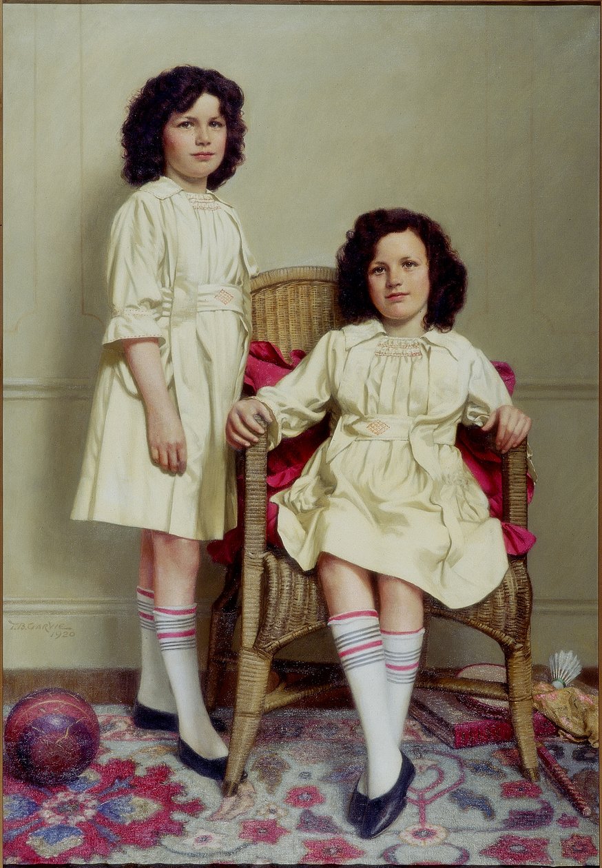 İkizler (Winifred ve Leonora Reid), 1920 by Thomas Bowman Garvie