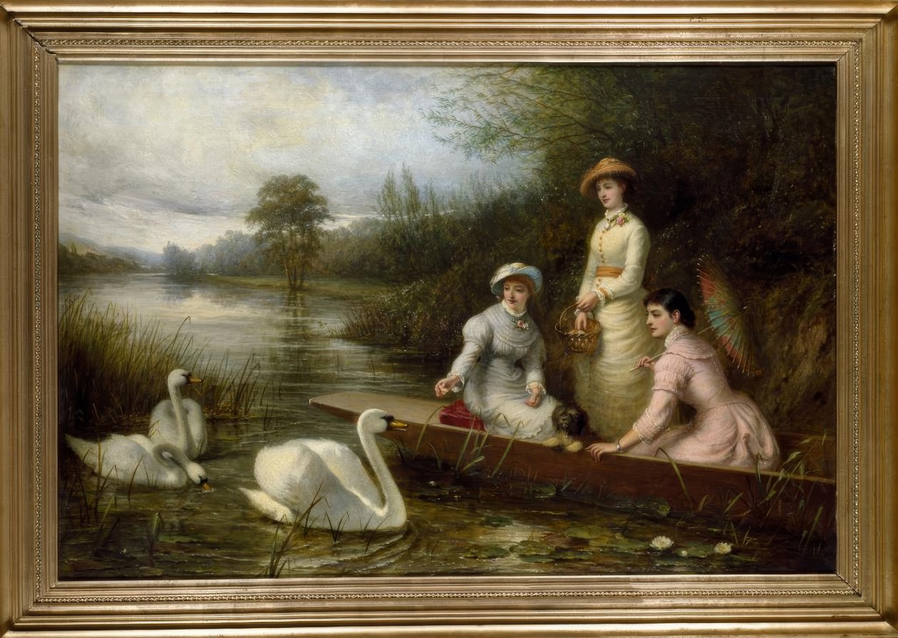 Thomas Brooks, Nehrimizin Evcil Hayvanları / Gemälde, 1882 by Thomas Brooks
