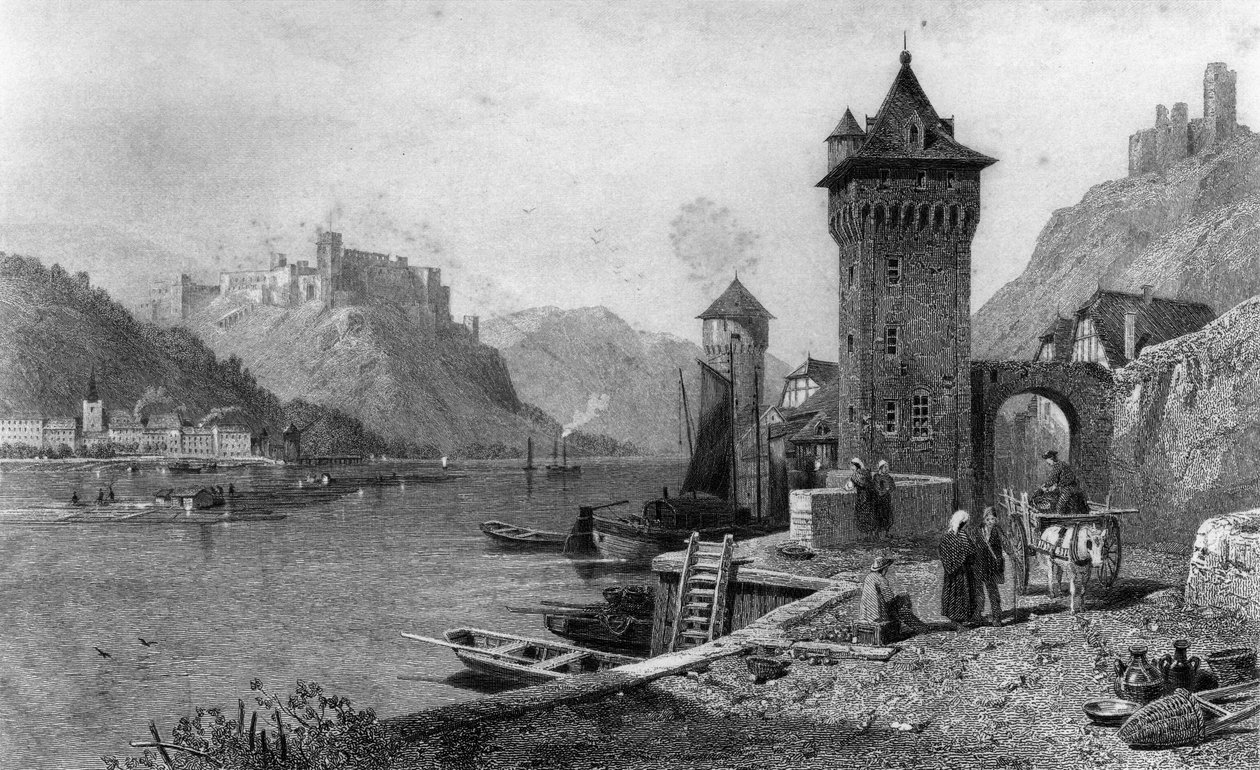 St. Goar, J. Outhwaite tarafından kazınmış, Cassell und Company tarafından basılmıştır by Thomas Charles Leeson Rowbotham
