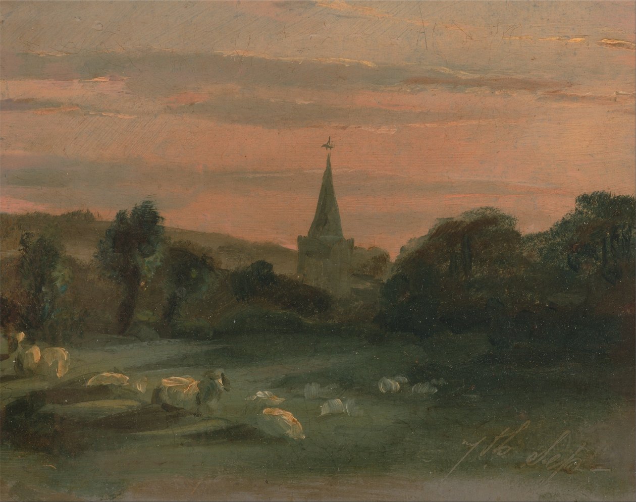 Stoke Poges Kilisesi (rekto) by Thomas Churchyard