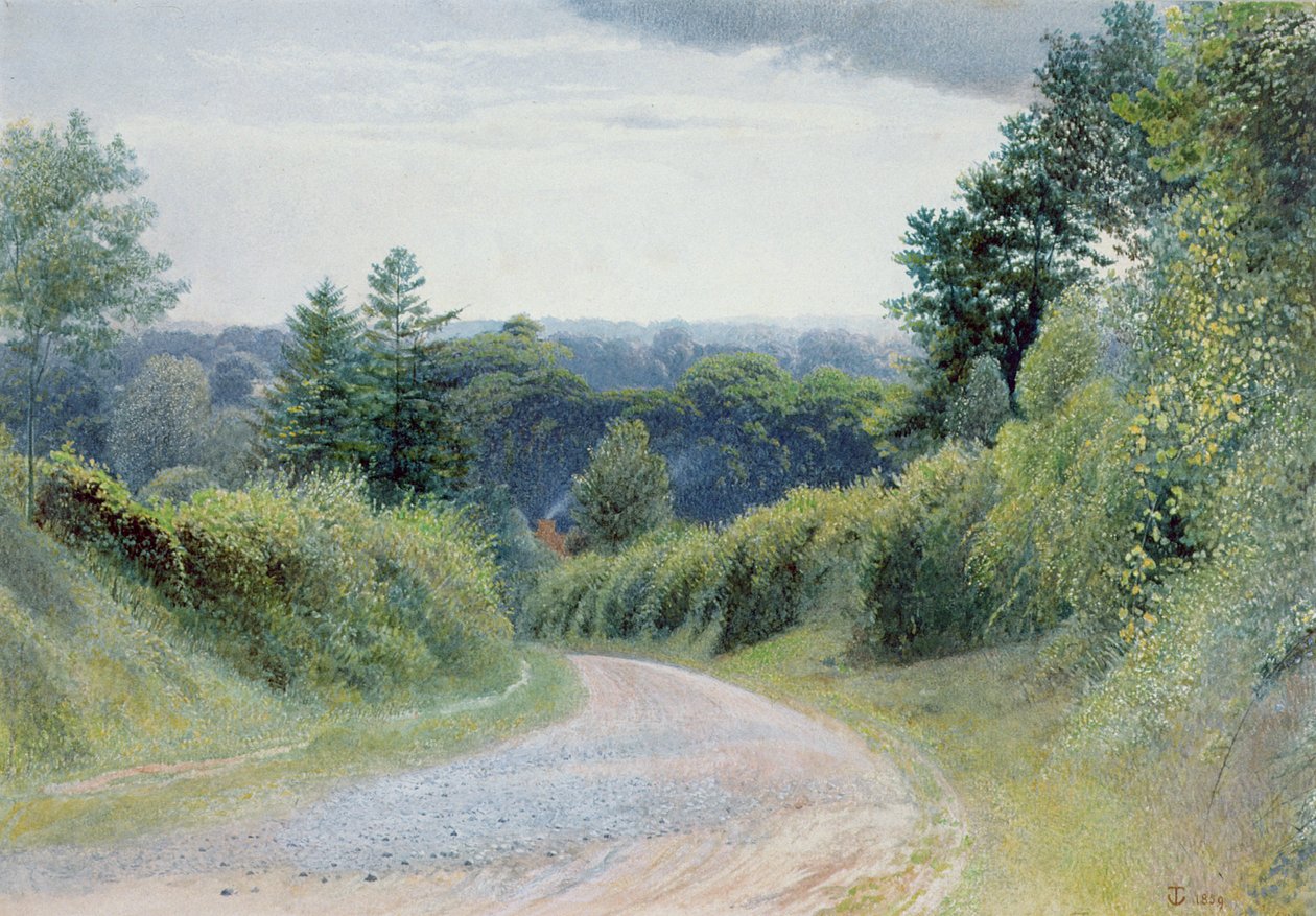 Bir Warwickshire Yolu by Thomas Clack