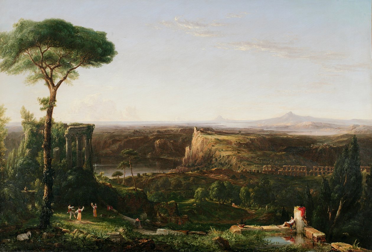 İtalyan Sahne Kompozisyonu, 1833 by Thomas Cole