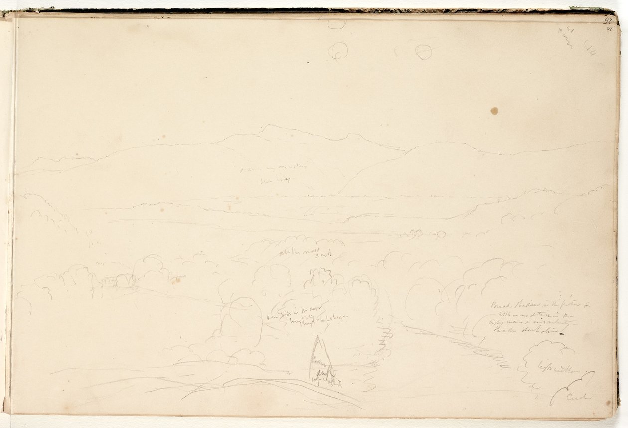 Manzara, 1832 by Thomas Cole
