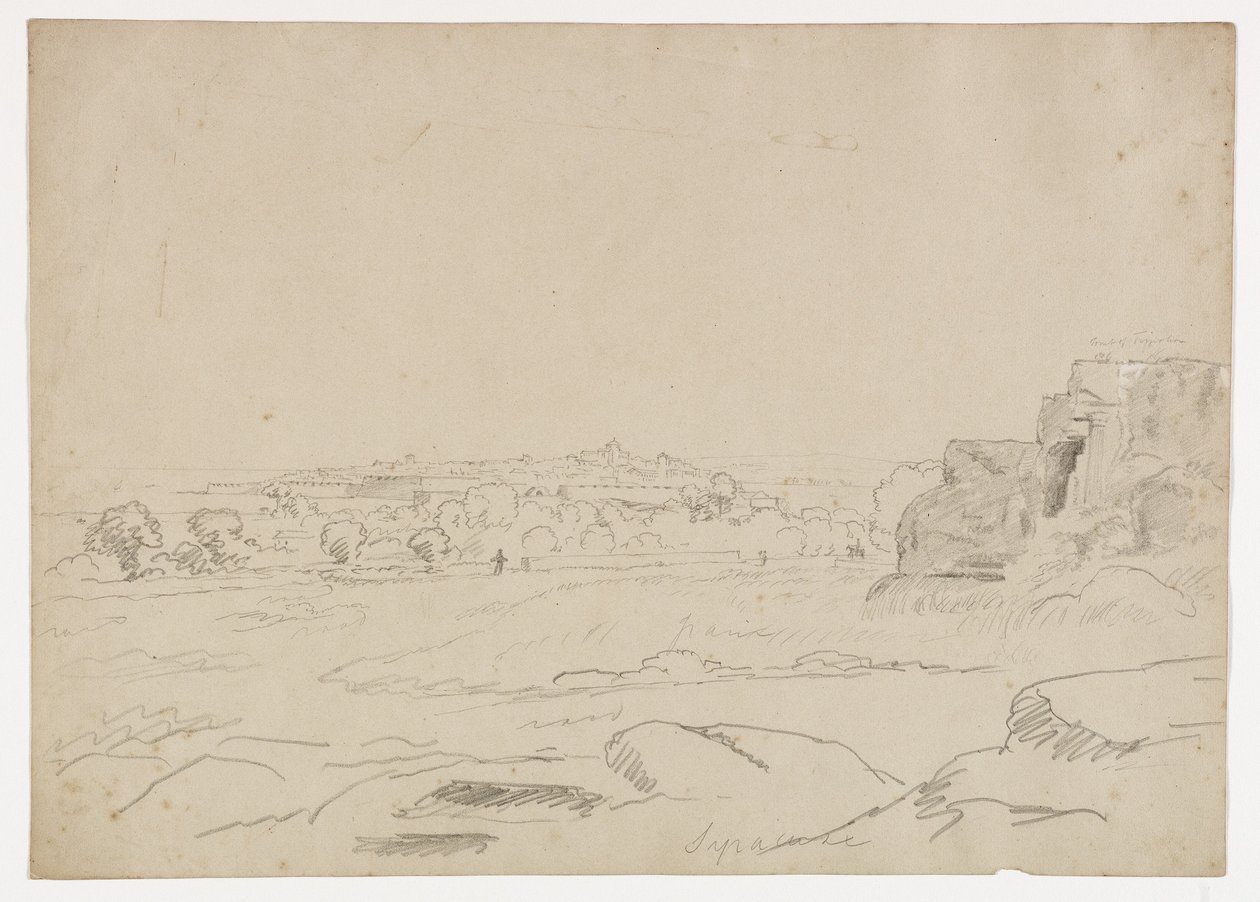 Spilavíti í Palermo, Sikiley, 1842 by Thomas Cole