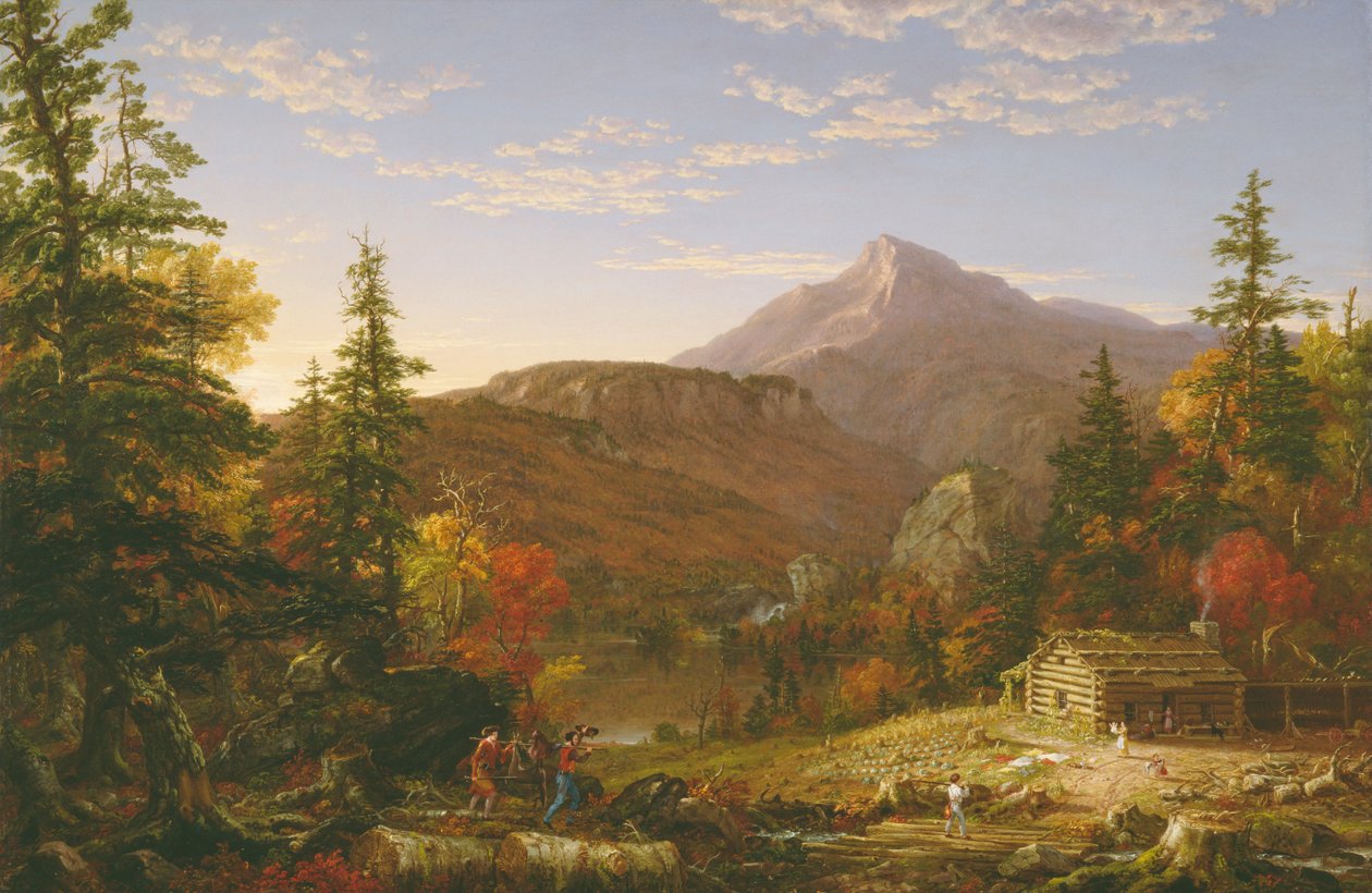 Avcının Dönüşü by Thomas Cole